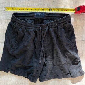 Abercrombie & Fitch Mens M Shorts Black Cotton